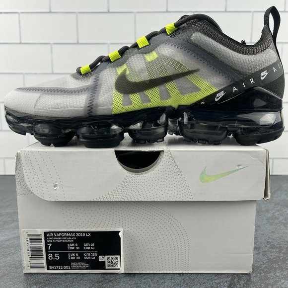 Nike Air Vapormax 2019 Mens 7 Running Shoes Atmosphere Grey Black Womens 8.5 - Picture 12 of 12